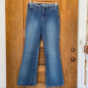 VTG 90s Nissi stud jeans 5 blue bootcut